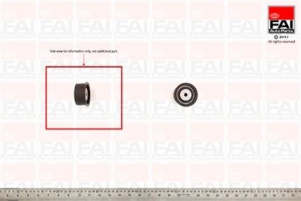 FAI AUTOPARTS Паразитный / Ведущий ролик, зубчатый ремень T9262